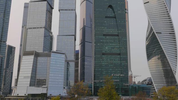 Moscow city (Moscow International Business Center) , Russia.
