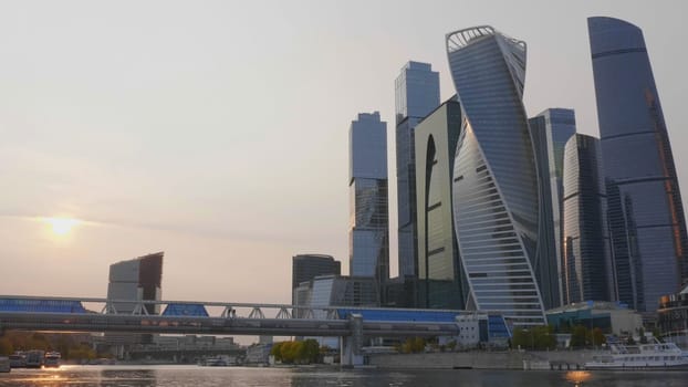 Moscow city (Moscow International Business Center) , Russia.