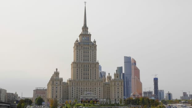 Stalin era tower building of Ukraine.
