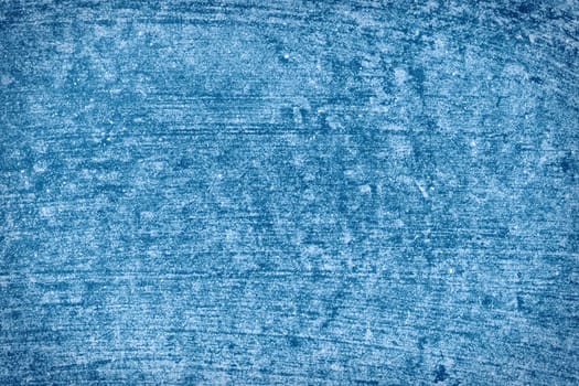Blue concrete or cement material in abstract wall background texture.