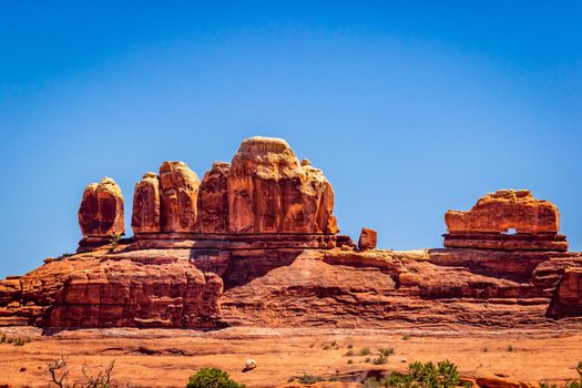 Wooden Shoe Arch in The Needles, Canyonlands National Park, Utah