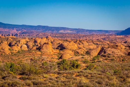 Petrified Dunes in Arches National Park, Utah