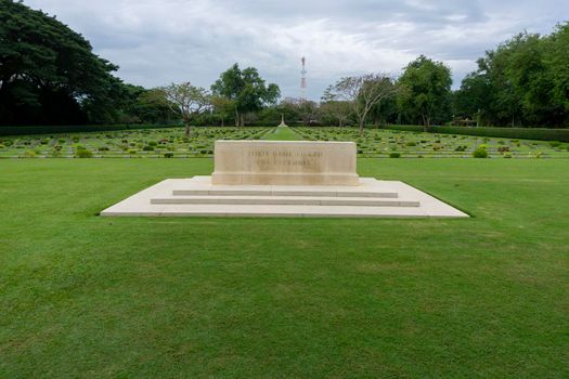 Allied Cemetery, Mueang Kanchanaburi District, Kanchanaburi, Thailand - 5 December 2016