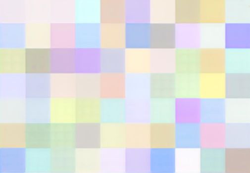 Pastel colour squares in a grid design