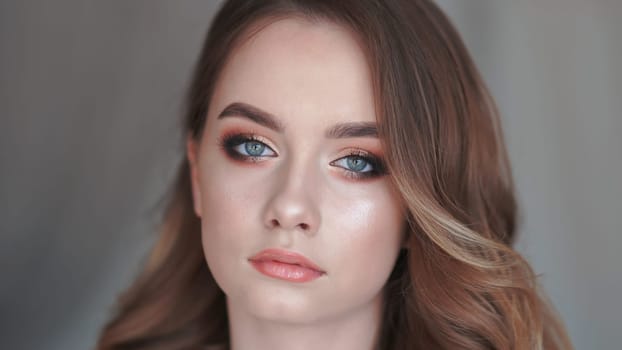 Beautiful 16 year old girl with beautiful makeup