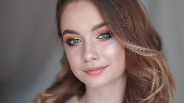 Beautiful 16 year old girl with beautiful makeup