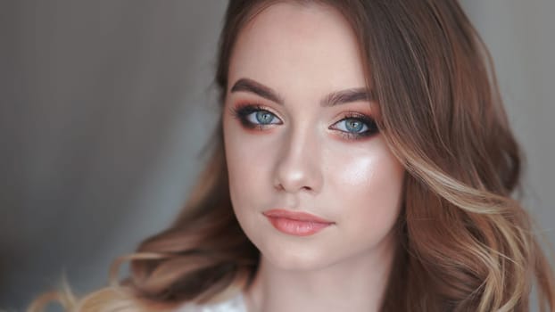 Beautiful 16 year old girl with beautiful makeup