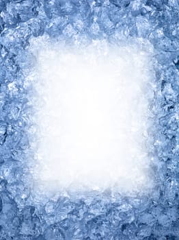 close up of ice cube background