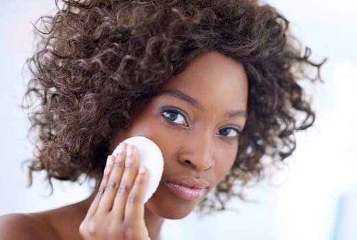 Beauty is full blossom. a beautiful young woman during her daily beauty routine