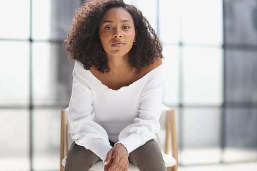Portrait of an attractive young African American woman