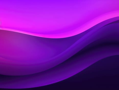 Abstract purple waves background. Generative AI.