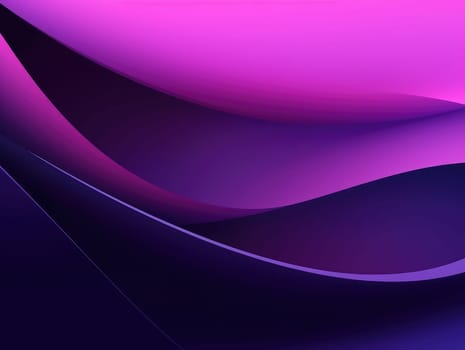 Abstract purple waves background. Generative AI.