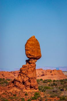 Balanced Rock in Arches National Park, Utah