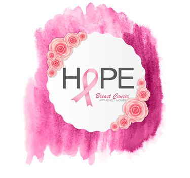 Breast Cancer Awareness Month Pink Ribbon Background Vector Illustration EPS10