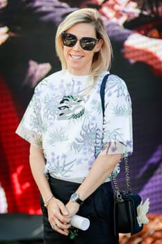 MELBOURNE, AUSTRALIA - MARCH 30: Tiffany Cromwell, girlfriend of Valtteri Bottas, at the 2023 Australian Formula 1 Grand Prix on 30th March 2023