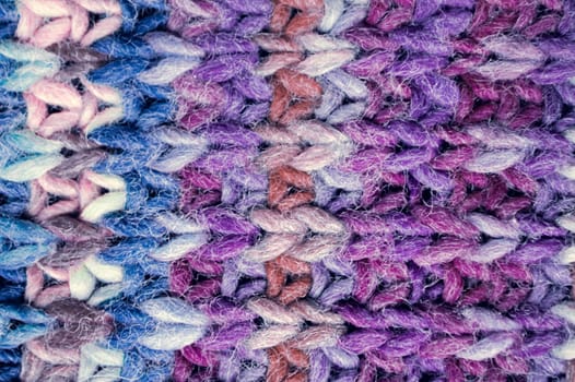 Closeup Knitted Background. Organic Woven Textile. Jacquard Christmas Design. Structure Knitted Texture. Soft Thread. Scandinavian Winter Scarf. Weave Carpet Wallpaper. Knitting Texture.