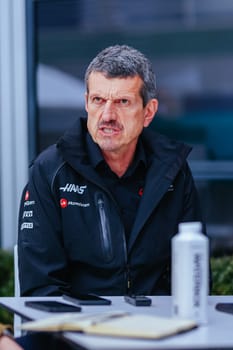 MELBOURNE, AUSTRALIA - MARCH 30: Guenther Steiner of MoneyGram Haas F1 Team at the 2023 Australian Formula 1 Grand Prix on 30th March 2023
