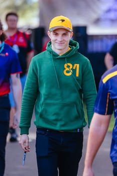 MELBOURNE, AUSTRALIA - MARCH 30: Oscar Piastri of Australia and McLaren Formula 1 Team at the 2023 Australian Formula 1 Grand Prix on 30th March 2023