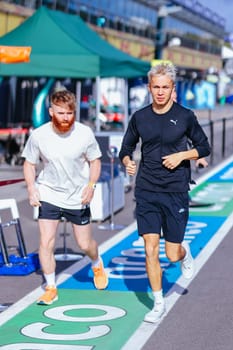 MELBOURNE, AUSTRALIA - MARCH 29: Alexander Albon of Thailand inspecting the circuit before the 2023 Australian Formula 1 Grand Prix on 29th March 2023