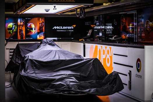 MELBOURNE, AUSTRALIA - MARCH 30: McLaren Formula 1 Team at the 2023 Australian Formula 1 Grand Prix on 30th March 2023
