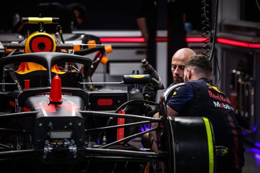 MELBOURNE, AUSTRALIA - MARCH 30: Oracle Red Bull Racing at the 2023 Australian Formula 1 Grand Prix on 30th March 2023