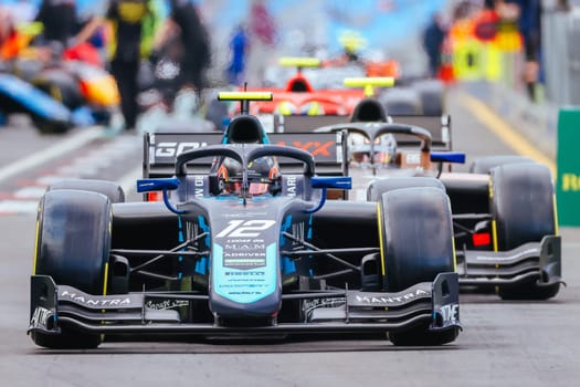 MELBOURNE, AUSTRALIA - MARCH 31: Arthur LeClerc of DAMS in F2 at the 2023 Australian Formula 1 Grand Prix on 31st March 2023