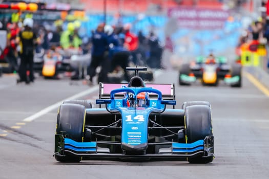 MELBOURNE, AUSTRALIA - MARCH 31: Jack Doohan of Invicta Virtuosi Racing in F2 at the 2023 Australian Formula 1 Grand Prix on 31st March 2023