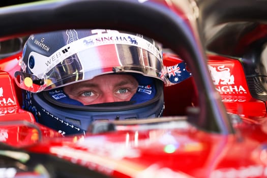 MELBOURNE, AUSTRALIA - MARCH 31: Valtteri Bottas of Finland drives the Alfa Romeo F1 C43 Ferrari during practice in the 2023 Australian Grand Prix at Albert Park in Melbourne, Australia