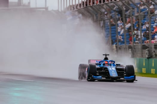MELBOURNE, AUSTRALIA - MARCH 31: Jack Doohan of Invicta Virtuosi Racing in F2 at the 2023 Australian Formula 1 Grand Prix on 31st March 2023