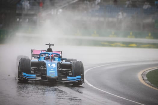 MELBOURNE, AUSTRALIA - MARCH 31: Jack Doohan of Invicta Virtuosi Racing in F2 at the 2023 Australian Formula 1 Grand Prix on 31st March 2023
