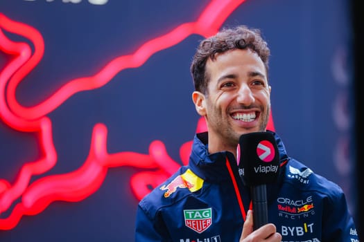 MELBOURNE, AUSTRALIA - APRIL 01: Daniel Ricciardo at the 2023 Australian Formula 1 Grand Prix on 1st April 2023