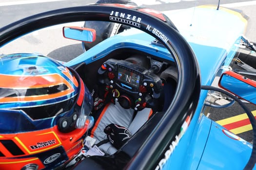 MELBOURNE, AUSTRALIA - MARCH 31: F3 racer Nikita Bedrin of Jenzer Motorsport at the 2023 Australian Formula 1 Grand Prix on 31st March 2023