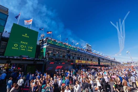 MELBOURNE, AUSTRALIA - APRIL 2: Atmosphere at the 2023 Australian Formula 1 Grand Prix on 2nd April 2023