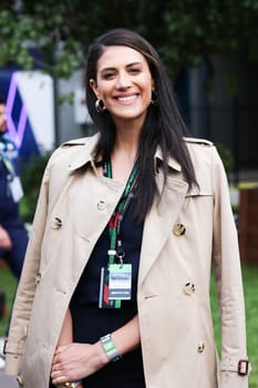 MELBOURNE, AUSTRALIA - APRIL 01: Australian ex swimmer Stephanie Rice at the 2023 Australian Formula 1 Grand Prix on 1st April 2023