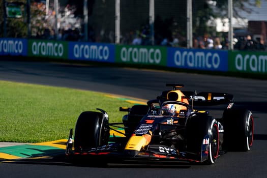 MELBOURNE, AUSTRALIA - APRIL 2: Max Verstappen of the Netherlands drives the Oracle Red Bull Racing RB19 on race day during the 2023 Australian Grand Prix at Albert Park on April 2, 2023 in Melbourne, Australia.