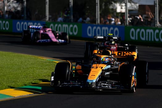 MELBOURNE, AUSTRALIA - APRIL 2: Oscar Piastri of Australia drives the McLaren MCL36 on race day during the 2023 Australian Grand Prix at Albert Park on April 2, 2023 in Melbourne, Australia.