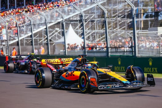 MELBOURNE, AUSTRALIA - APRIL 2: Oscar Piastri of Australia drives the McLaren MCL36 on race day during the 2023 Australian Grand Prix at Albert Park on April 2, 2023 in Melbourne, Australia.