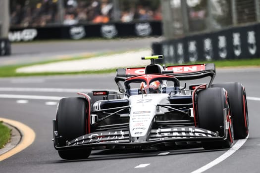 MELBOURNE, AUSTRALIA - APRIL 01: Yuki Tsunoda of Japan drives the Scuderia AlphaTauri AT04 in practice during the 2023 Australian Grand Prix at Albert Park on April 1, 2023 in Melbourne, Australia.