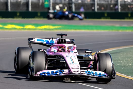 MELBOURNE, AUSTRALIA - APRIL 2: Esteban Ocon of France drives the Alpine A523 Renault on race day during the 2023 Australian Grand Prix on April 2, 2023 in Melbourne, Australia.