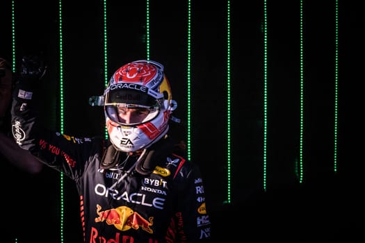 MELBOURNE, AUSTRALIA - APRIL 2: Max Verstappen of the Netherlands celebrates winning with his Oracle Red Bull Racing RB19 on race day during the 2023 Australian Grand Prix at Albert Park on April 2, 2023 in Melbourne, Australia.