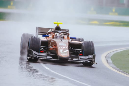 MELBOURNE, AUSTRALIA - MARCH 31: Brad Benavides of PHM Racing Charouz in F2 at the 2023 Australian Formula 1 Grand Prix on 31st March 2023