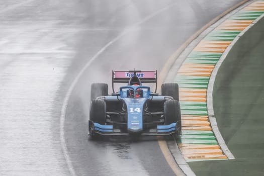 MELBOURNE, AUSTRALIA - MARCH 31: Jack Doohan of Invicta Virtuosi Racing in F2 at the 2023 Australian Formula 1 Grand Prix on 31st March 2023
