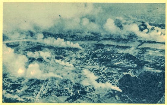 WARSAW, POLAND - SEPTEMBER 1939: Capitulation of Warsaw. The siege was preceded by extensive air bombardment by Luftwaffe.