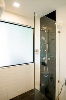 Minimalistic bathroom and shower