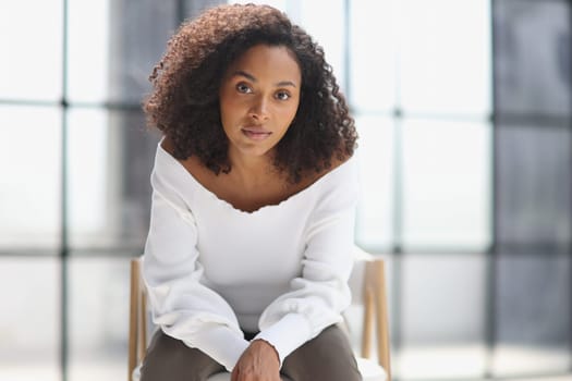 Portrait of an attractive young African American woman