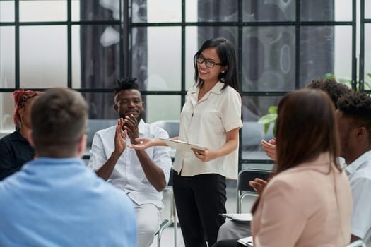 meeting conference seminar at hall or seminar room.presentation and coaching concept