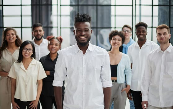 Group of successful people, diversity team smiling concept