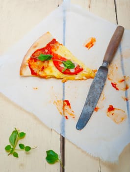 Italian traditional pizza Margherita tomato mozzarella and basil