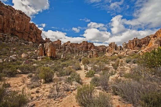 Interesting rock formations at Truitjieskraal in the Cederberg Wildernis Area, Western Cape, South Africa