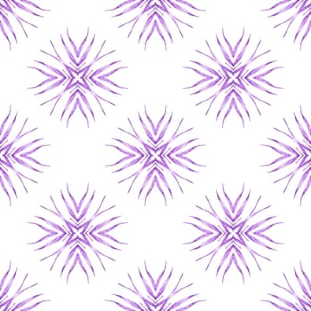 Arabesque hand drawn design. Purple perfect boho chic summer design. Oriental arabesque hand drawn border. Textile ready majestic print, swimwear fabric, wallpaper, wrapping.